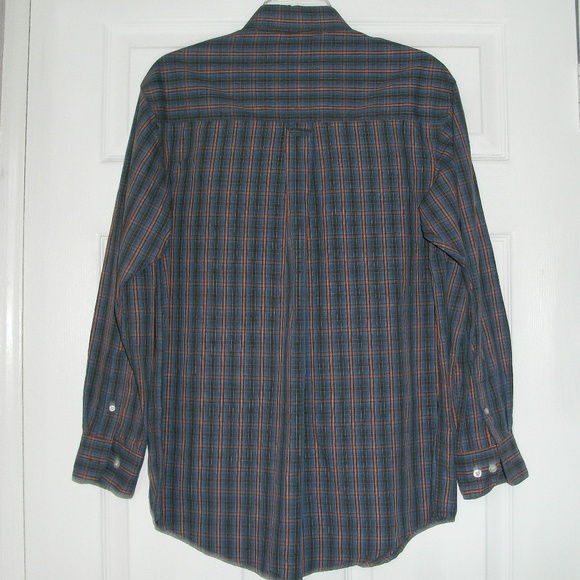 Haggar Men's Plaid Button Down Shirt Size: Small - Picture 3 of 5